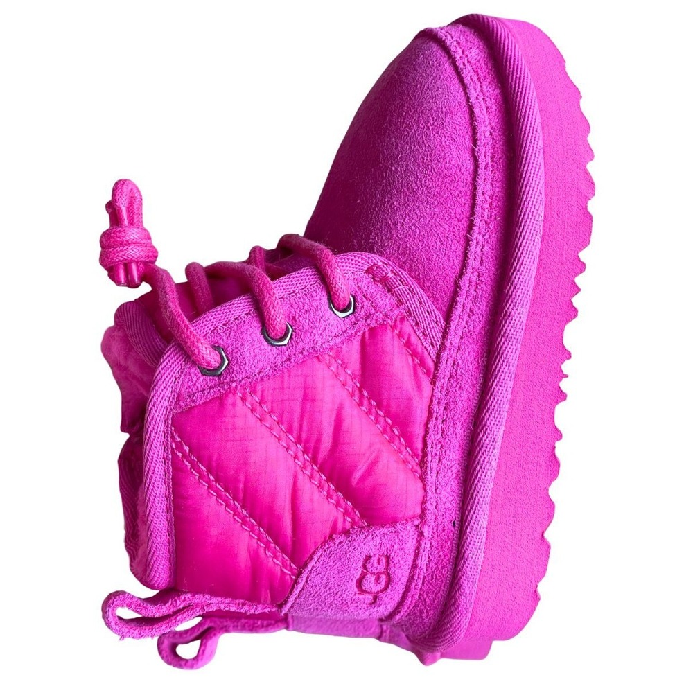 NEW UGG 1136853T Toddler Girl Neumel Boots Size 6 Hot Pink Suede UGG plush